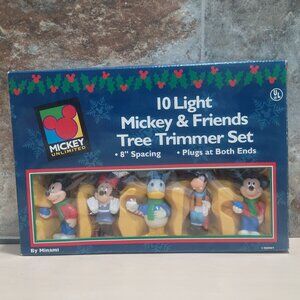 10 Light Mickey & Friends Tree Trimmer Set Minami Christmas String Lights